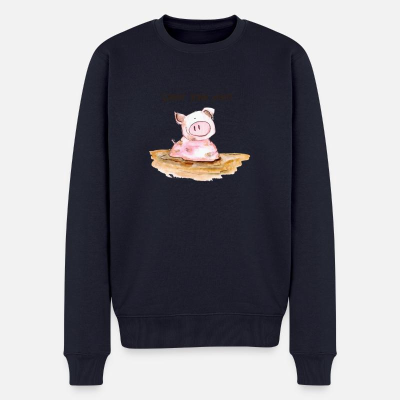 Sauber kann jeder! - Männer Premium Bio Pullover - Navy