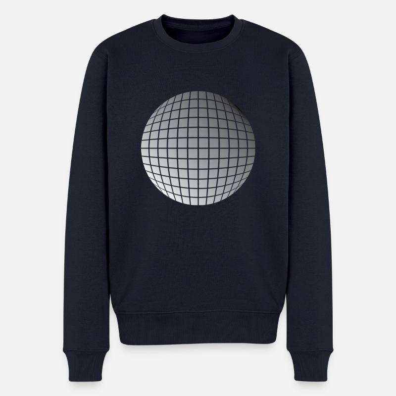 Boule disco - Pull Premium bio Homme - bleu marine