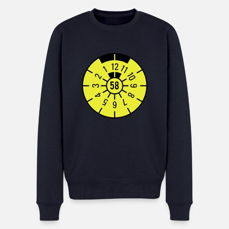 TÜV 1958 - Männer Premium Bio Pullover - Navy