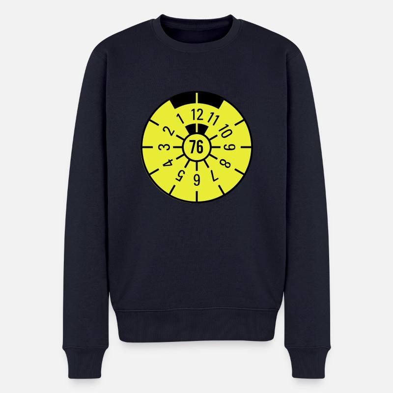 TÜV 1976 - Männer Premium Bio Pullover - Navy
