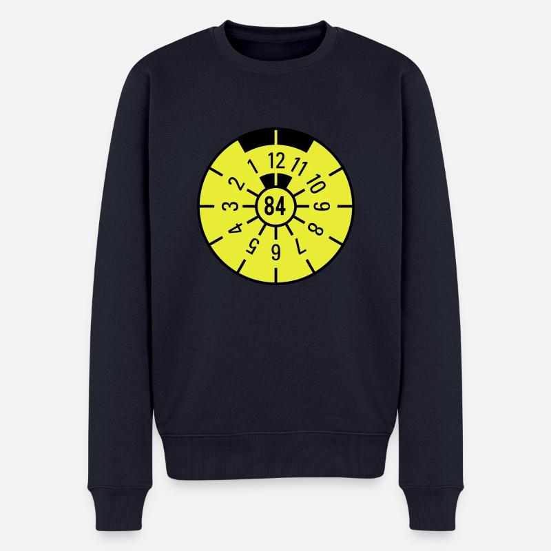 TÜV 1984 - Männer Premium Bio Pullover - Navy