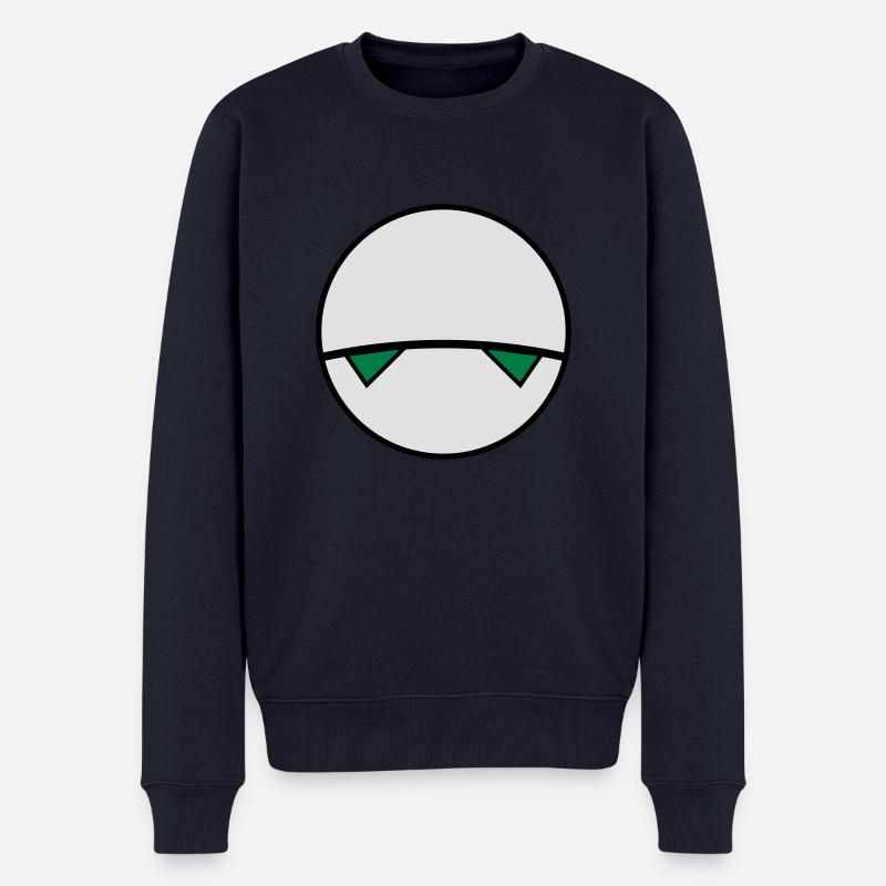 Melvin Robot - Per Anhalt - Männer Premium Bio Pullover - Navy