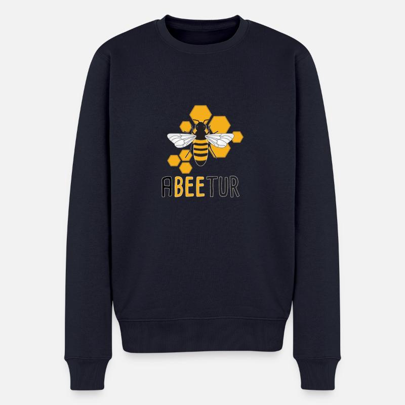 Lycée - Pull Premium bio Homme - bleu marine