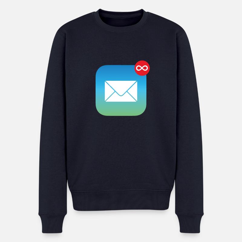 Mail Unendlich Arbeit | Immer genug zu tun - Männer Premium Bio Pullover - Navy