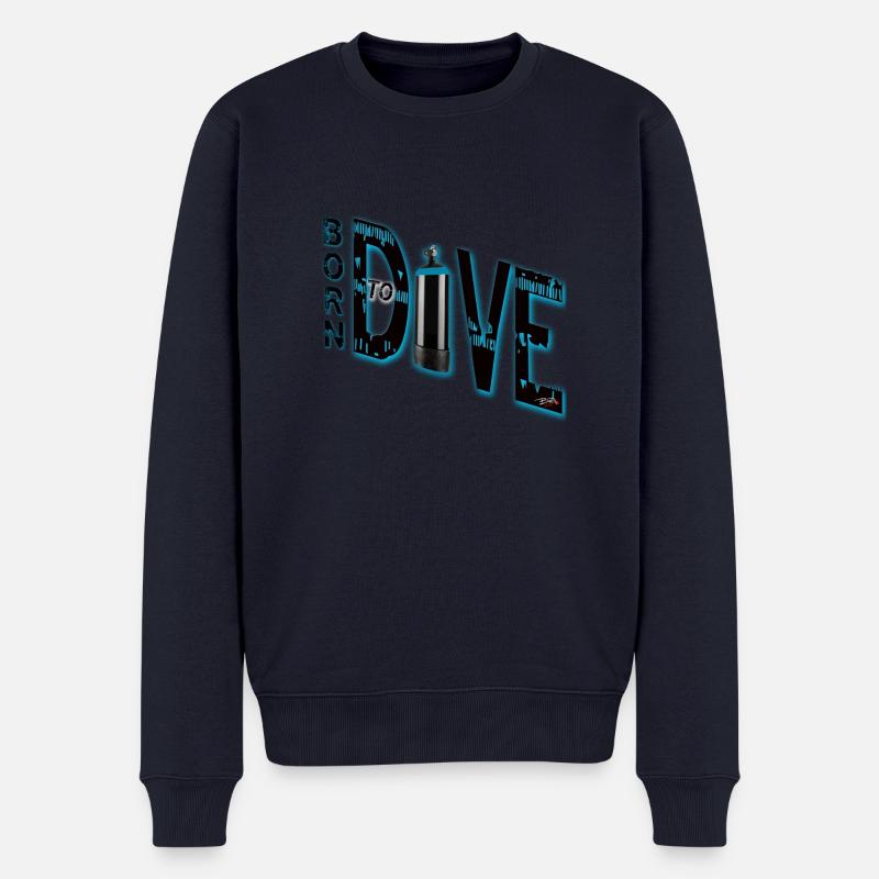 Né à Dive - Pull Premium bio Homme - bleu marine