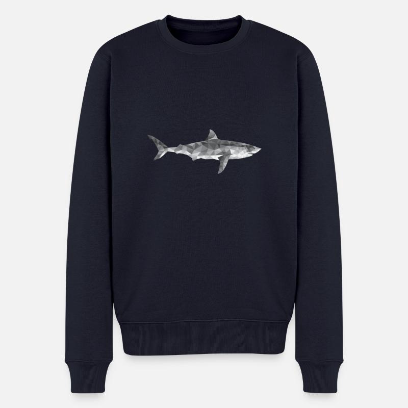 Requins - Pull Premium bio Homme - bleu marine