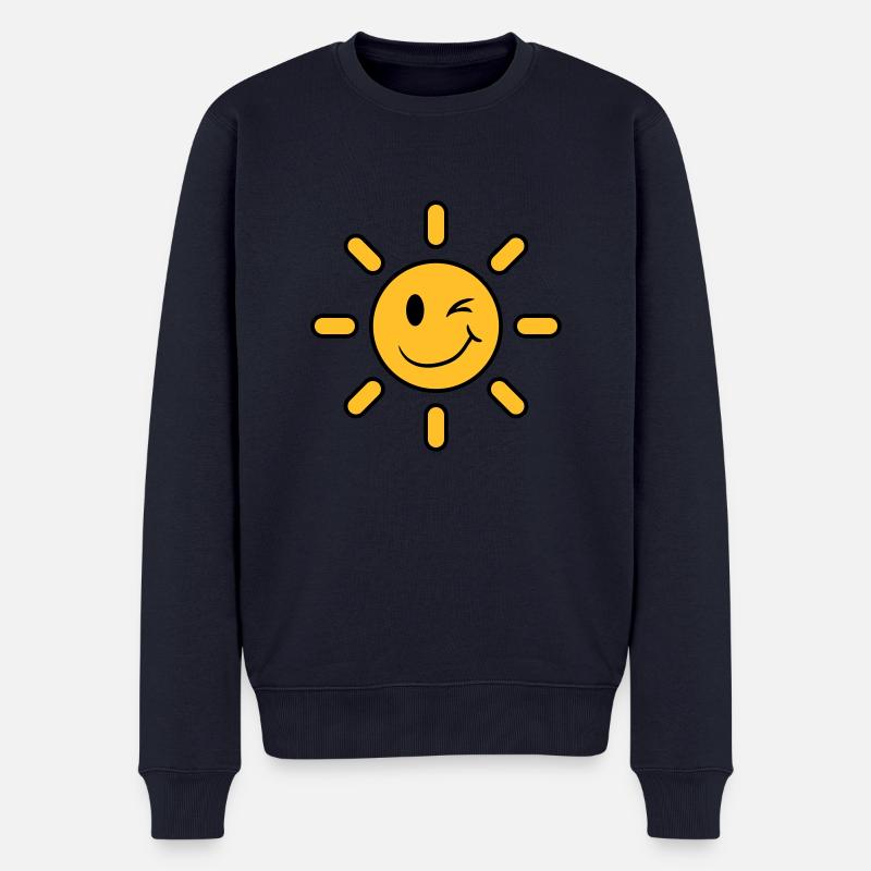 Sun - Pull Premium bio Homme - bleu marine