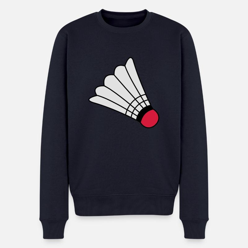 Badminton - Männer Premium Bio Pullover - Navy