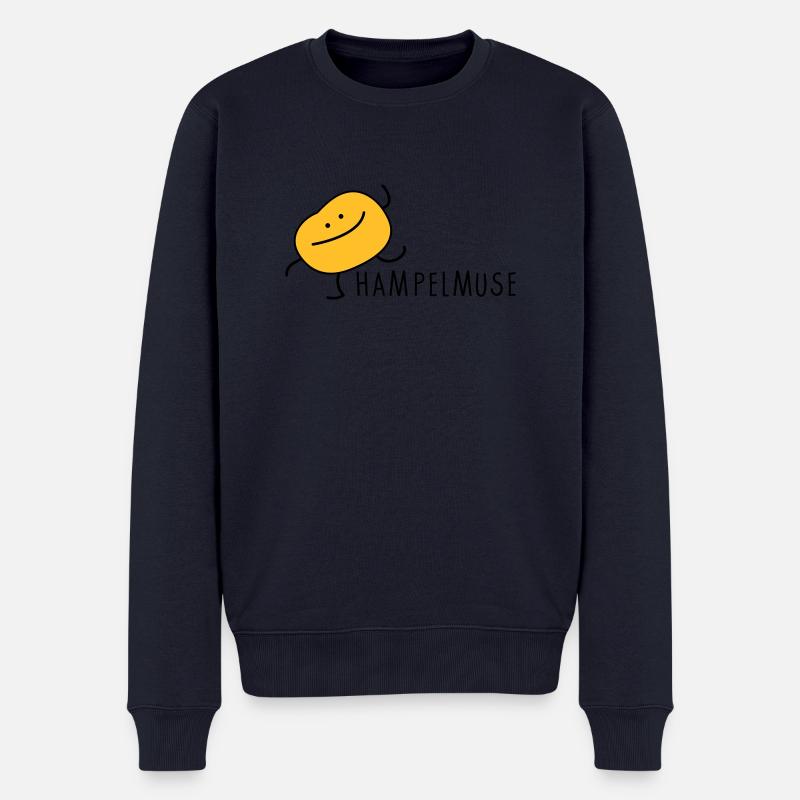 Pampelmuse tanzt - Männer Premium Bio Pullover - Navy