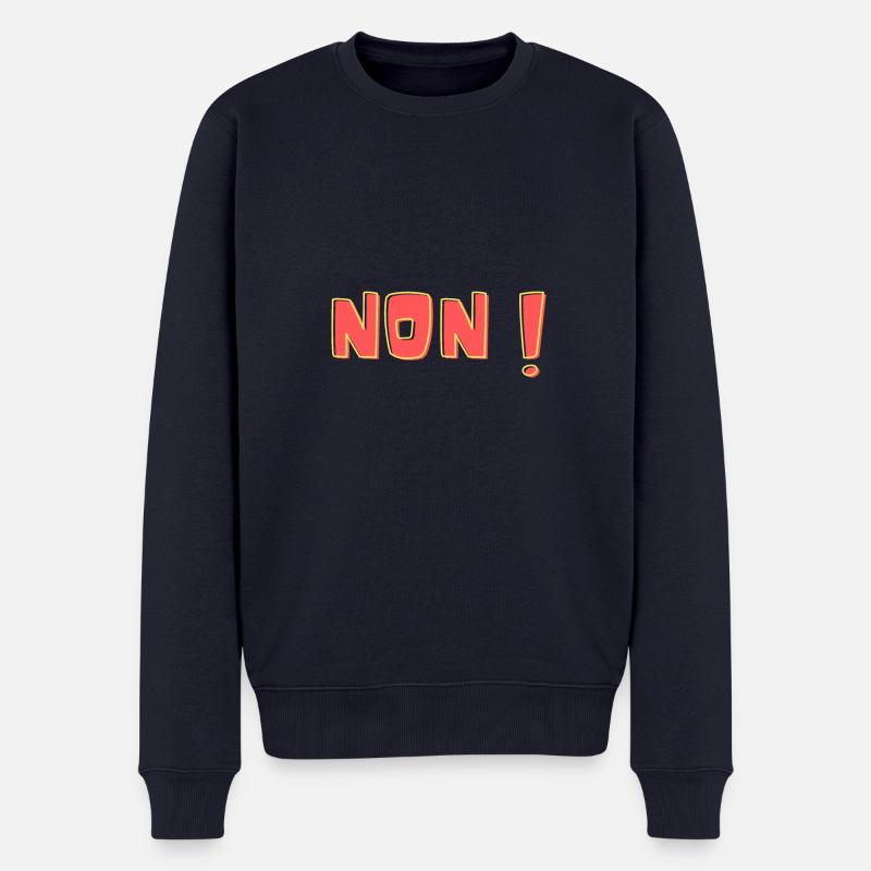 Non ! - Pull Premium bio Homme - bleu marine