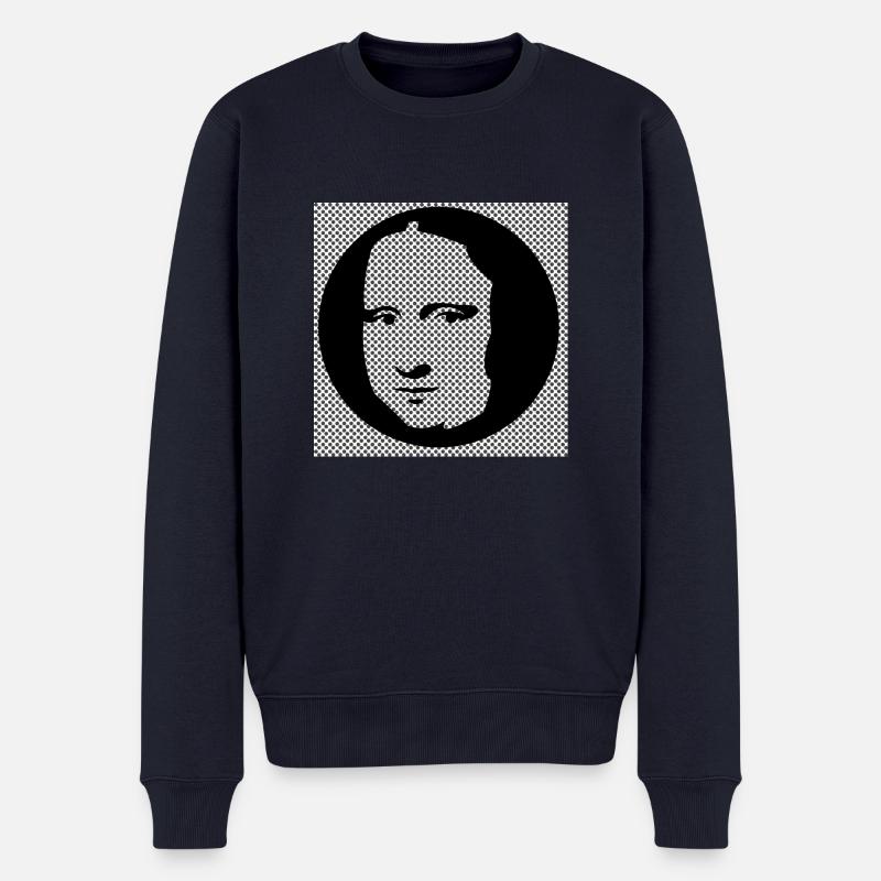 KS - Mona Lisa picture/Bild (2) 05/2021 - Männer Premium Bio Pullover - Navy