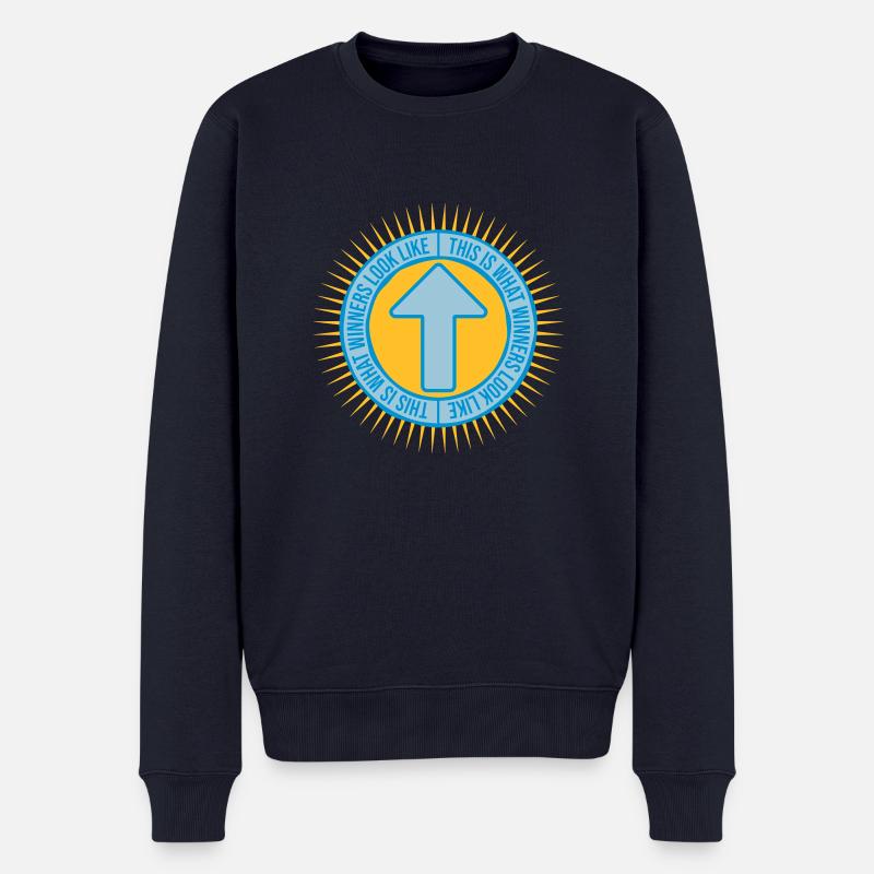 À quoi ressemblent les gagnants - Pull Premium bio Homme - bleu marine