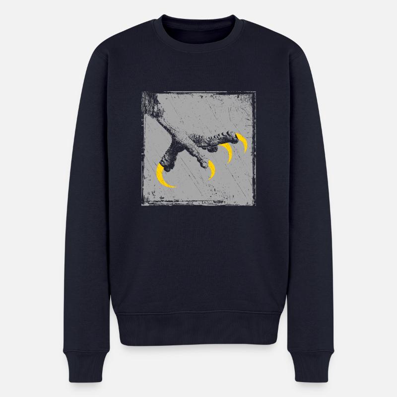 Griffe d’aigle - Pull Premium bio Homme - bleu marine