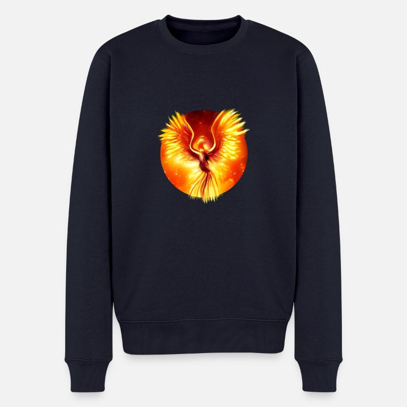 Phoenix - Männer Premium Bio Pullover - Navy