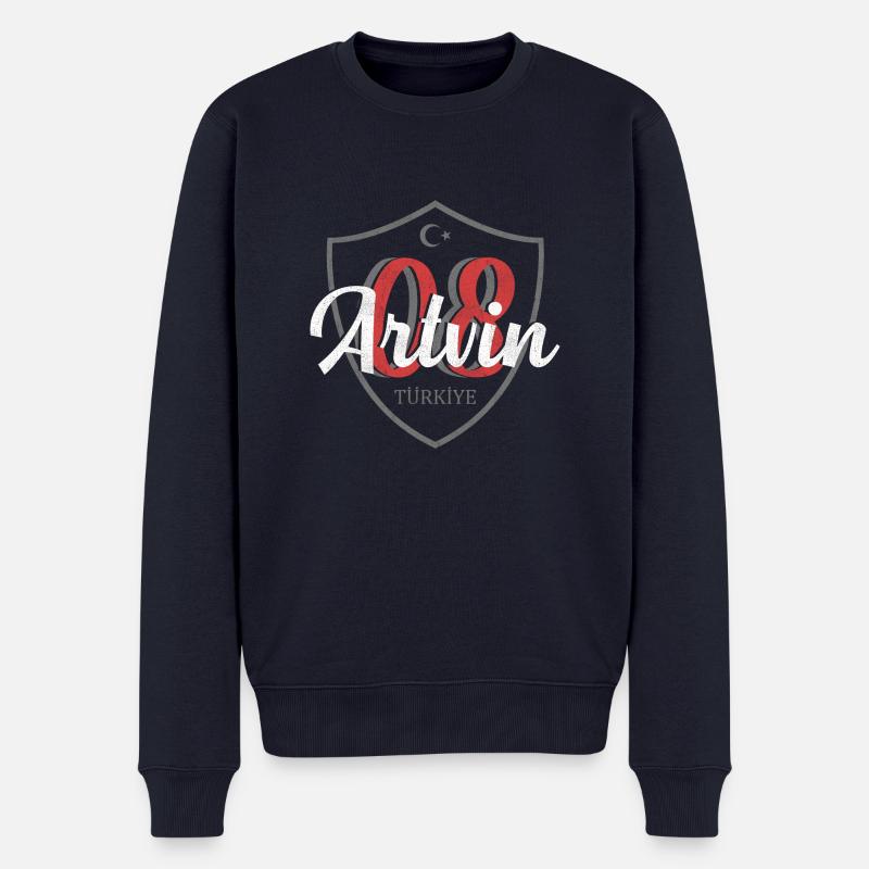 Artvin - Männer Premium Bio Pullover - Navy