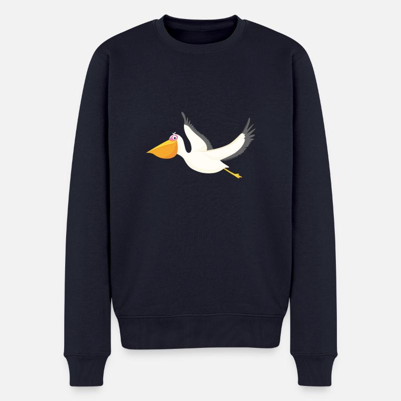 Pelikan - Männer Premium Bio Pullover - Navy