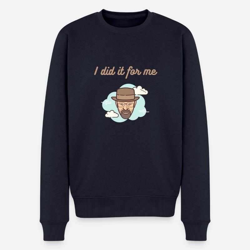 Walter White Meme - Männer Premium Bio Pullover - Navy
