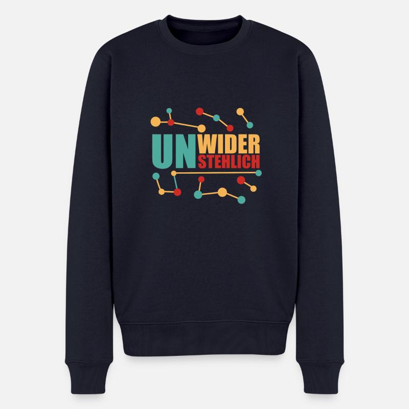 Unwiderstehlich gut, selbstbewusst und mutig! - Männer Premium Bio Pullover - Navy