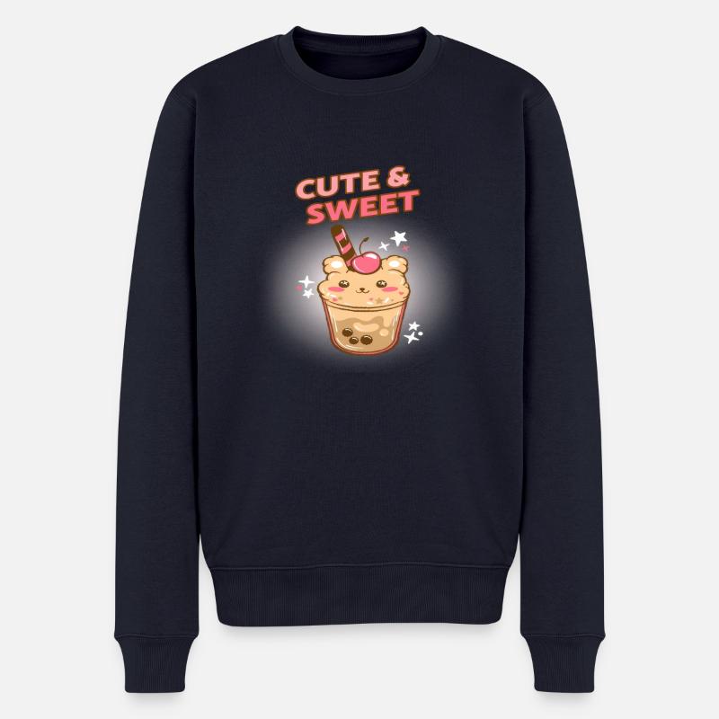 Mignon et doux - Pull Premium bio Homme - bleu marine