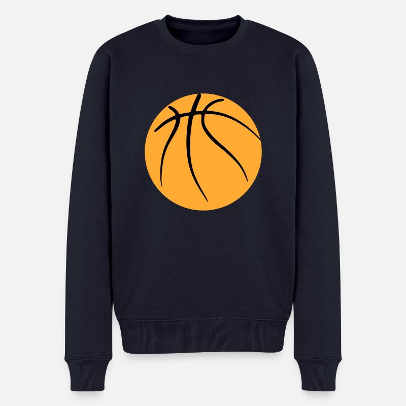 Basketball 18 - Männer Premium Bio Pullover - Navy