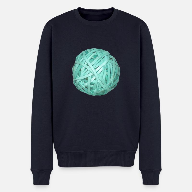Balle élastique - Pull Premium bio Homme - bleu marine