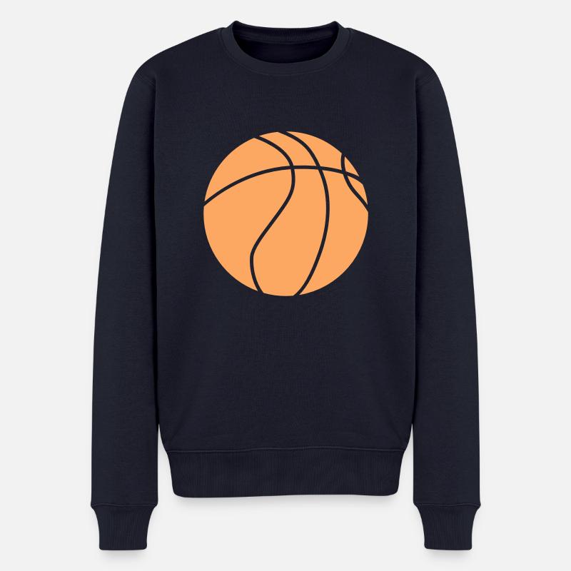 Basketball 5 0 20 - Männer Premium Bio Pullover - Navy