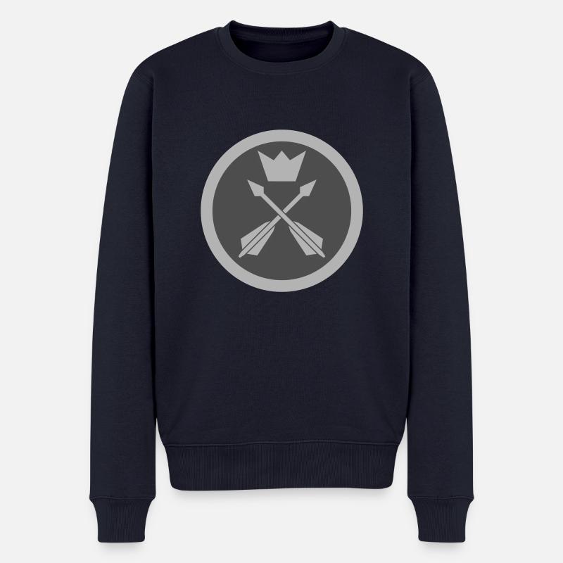 Luftwaffe von Dalarna - Männer Premium Bio Pullover - Navy