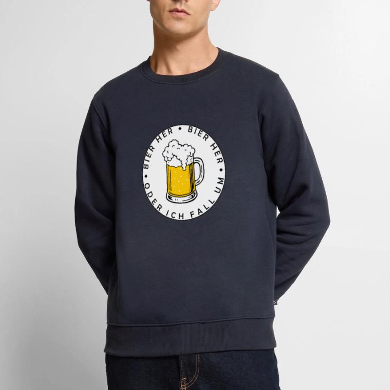 Bees here - Oder ich fall um! Men's Premium Organic Jumper