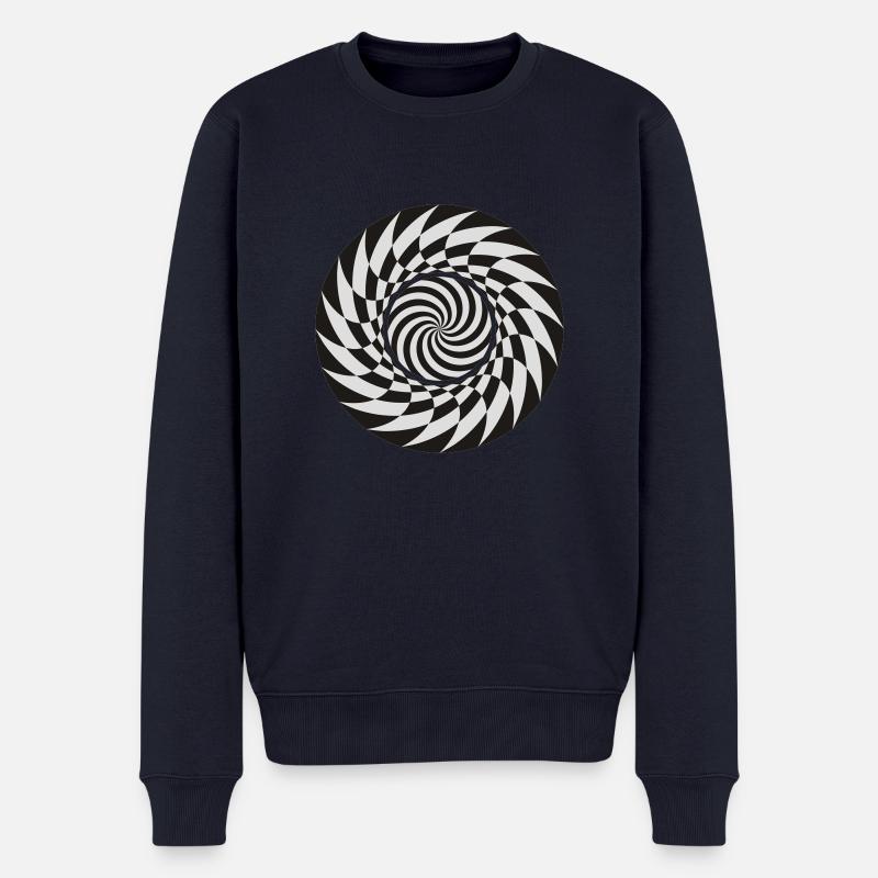 trippy - Männer Premium Bio Pullover - Navy