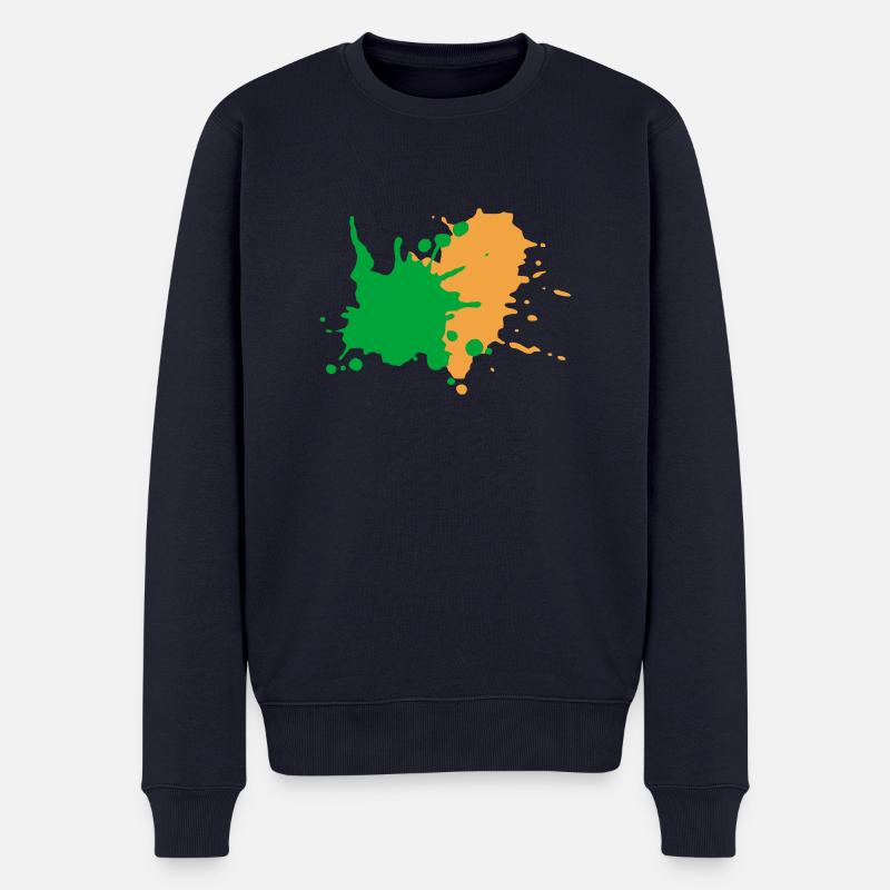 Paintball - Männer Premium Bio Pullover - Navy