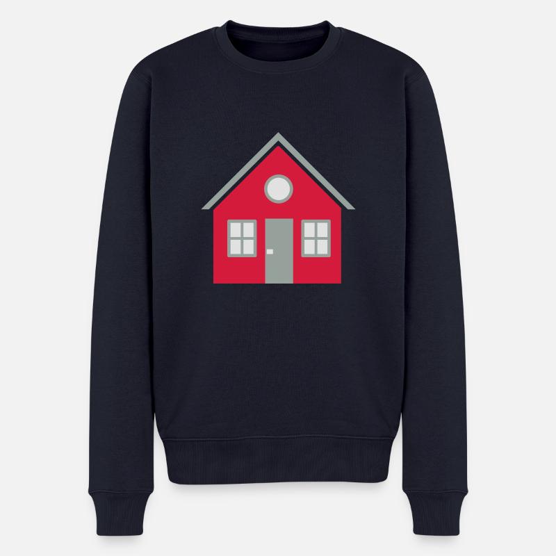 Haus - Männer Premium Bio Pullover - Navy
