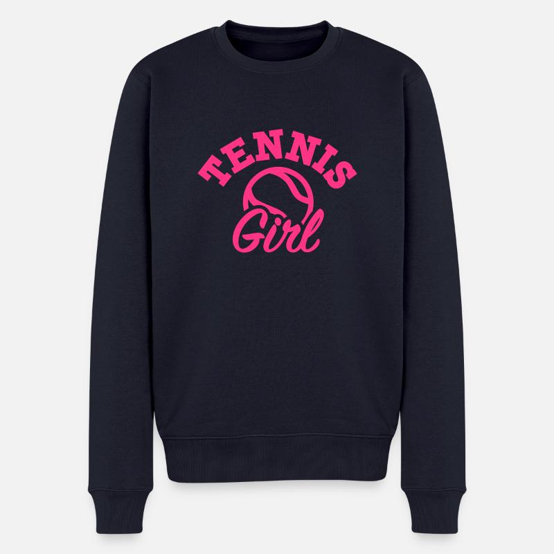 Tennis - Männer Premium Bio Pullover - Navy