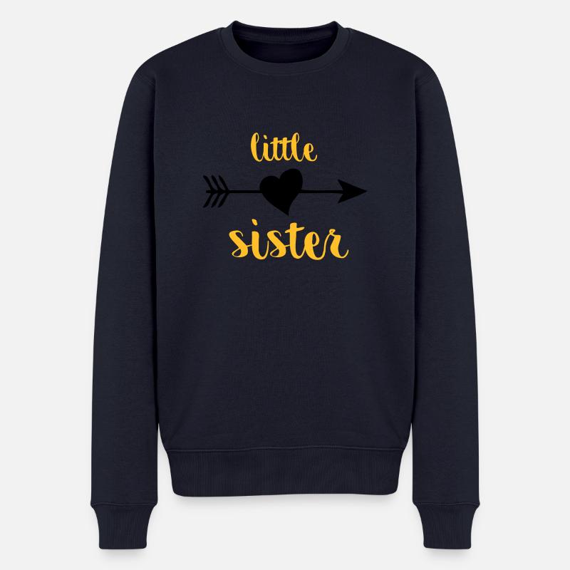 Little Sister - Pull Premium bio Homme - bleu marine