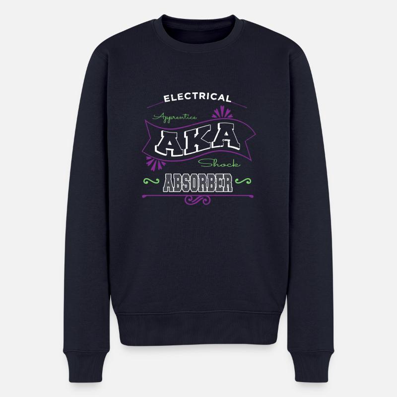 electrical engineering electrical engineer lineman - Men's Premium Organic Jumper - navy