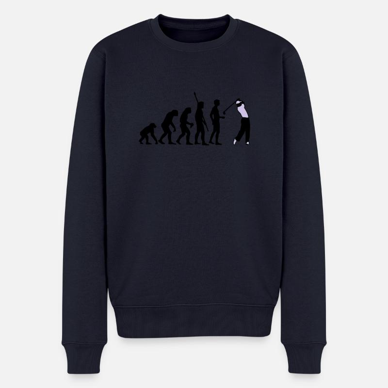 evolution_golf_b_2c - Men's Premium Organic Jumper - navy