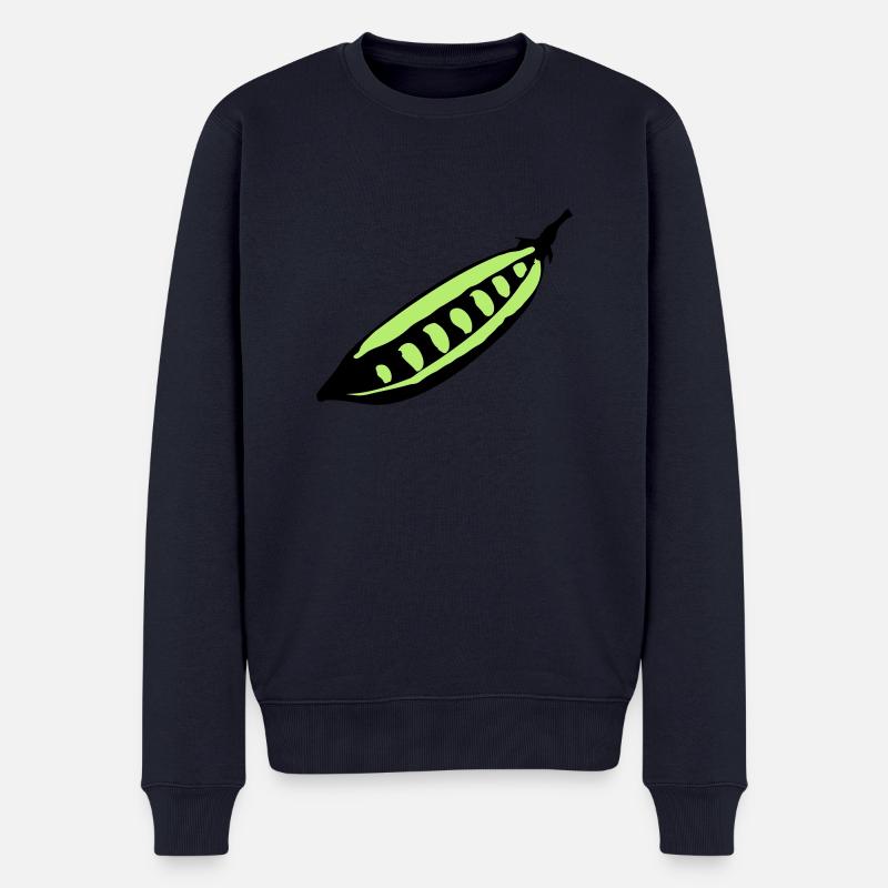 Peas - Männer Premium Bio Pullover - Navy