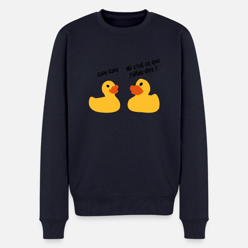 Canard - Männer Premium Bio Pullover - Navy