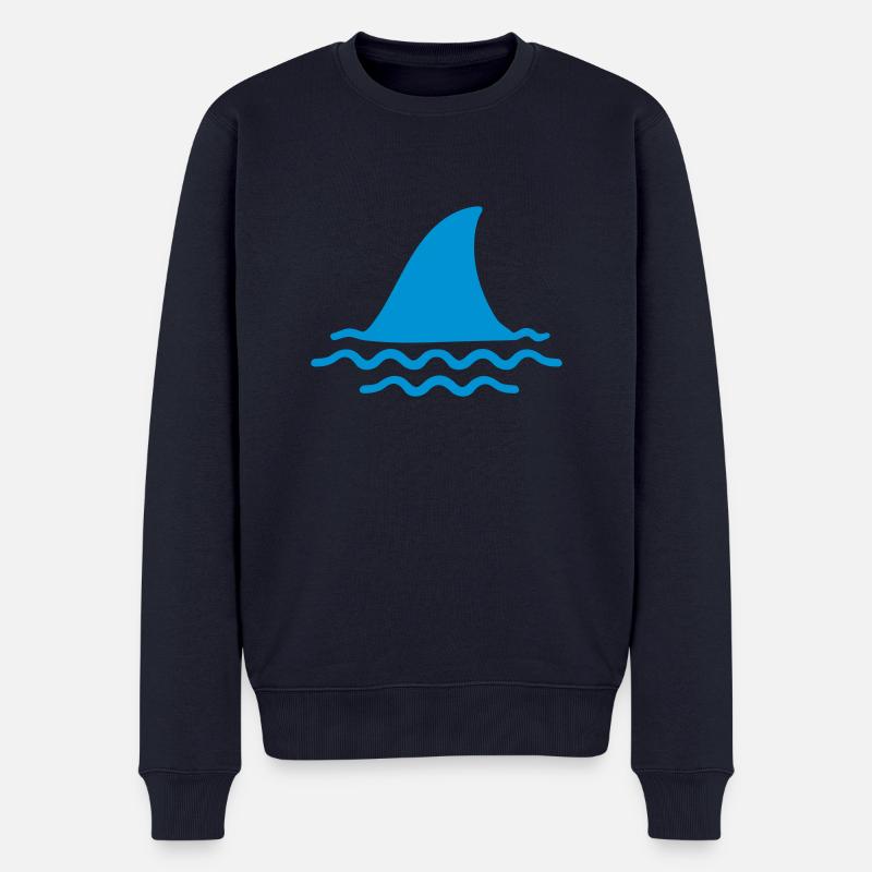 Requin - Pull Premium bio Homme - bleu marine