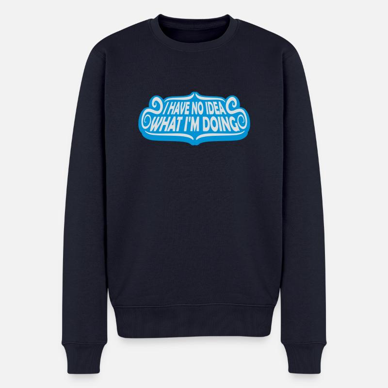 Aucune idée - Pull Premium bio Homme - bleu marine