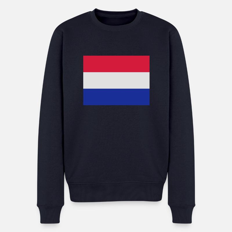drapeau_pays_bas - Pull Premium bio Homme - bleu marine