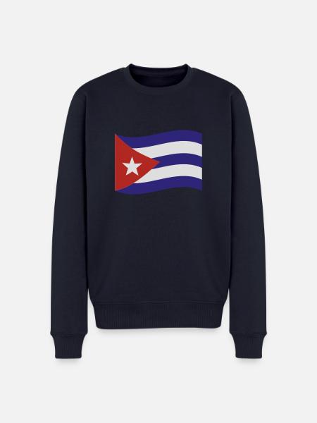 Cuba - Pull Premium bio Homme - bleu marine