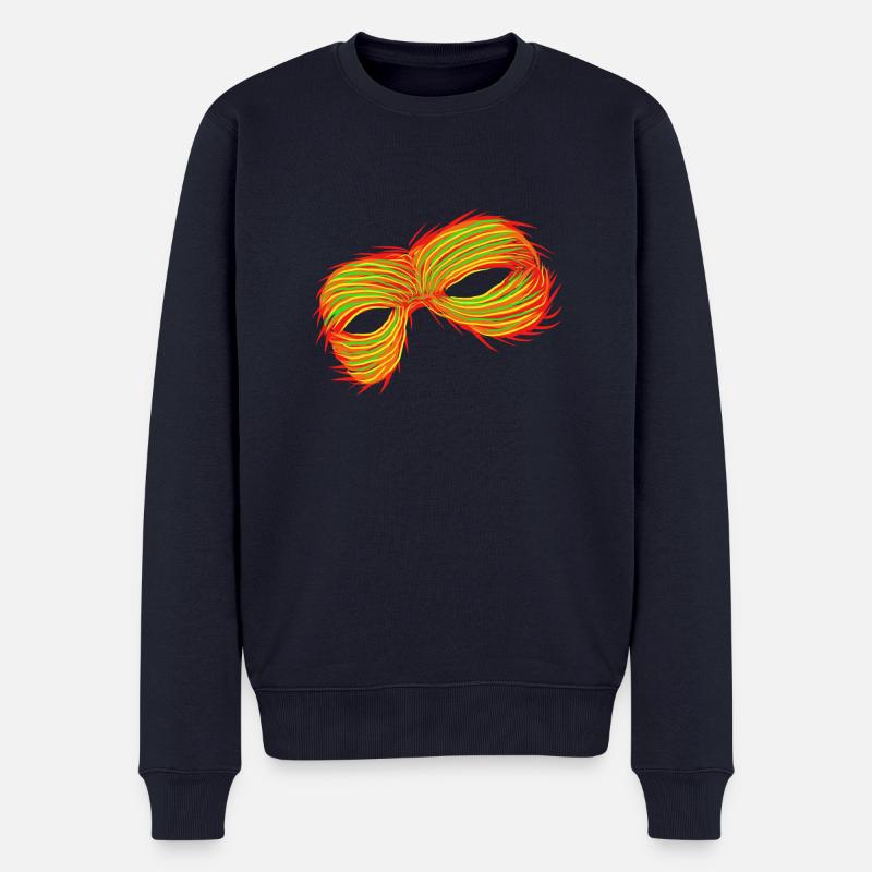 Masque : Focus sur le mysticisme - Pull Premium bio Homme - bleu marine