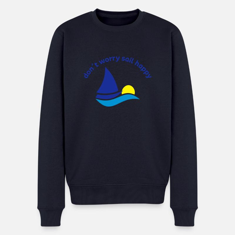 segler - Männer Premium Bio Pullover - Navy