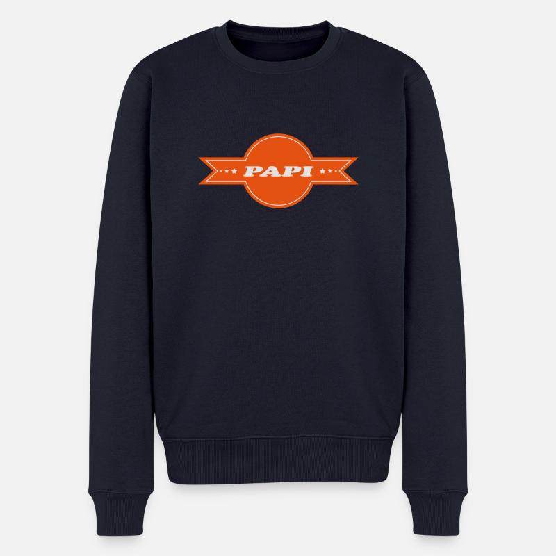 PAPI 111 - Männer Premium Bio Pullover - Navy