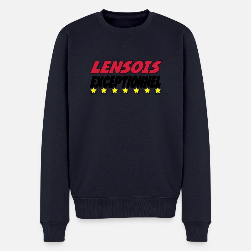 Lensois exceptionnel - Pull Premium bio Homme - bleu marine