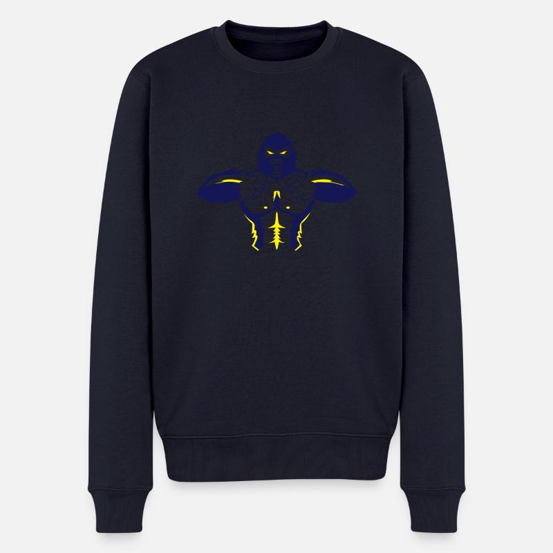 gorilla_2 - Männer Premium Bio Pullover - Navy