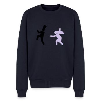 Running Groom - Pull Premium bio Homme - bleu marine - Devant - Nico (187cm)