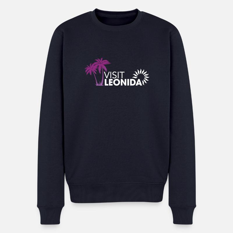 Visit Leonida VI - Pull Premium bio Homme - bleu marine