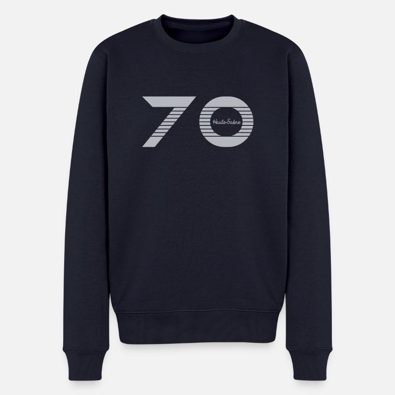 Franche Comté Haute Saône 70 - Pull Premium bio Homme - bleu marine