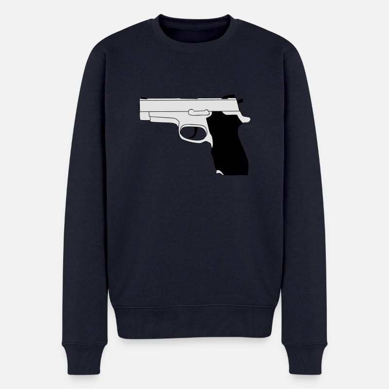 Knarre - Männer Premium Bio Pullover - Navy